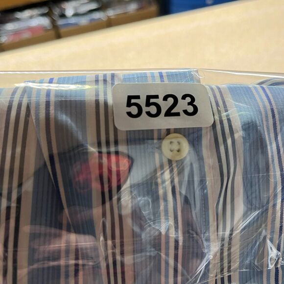 Tailorbyrd Shirt Mens‎ Large Regular Fit Button-Up Long-Sleeve Long Staple - Picture 10 of 11